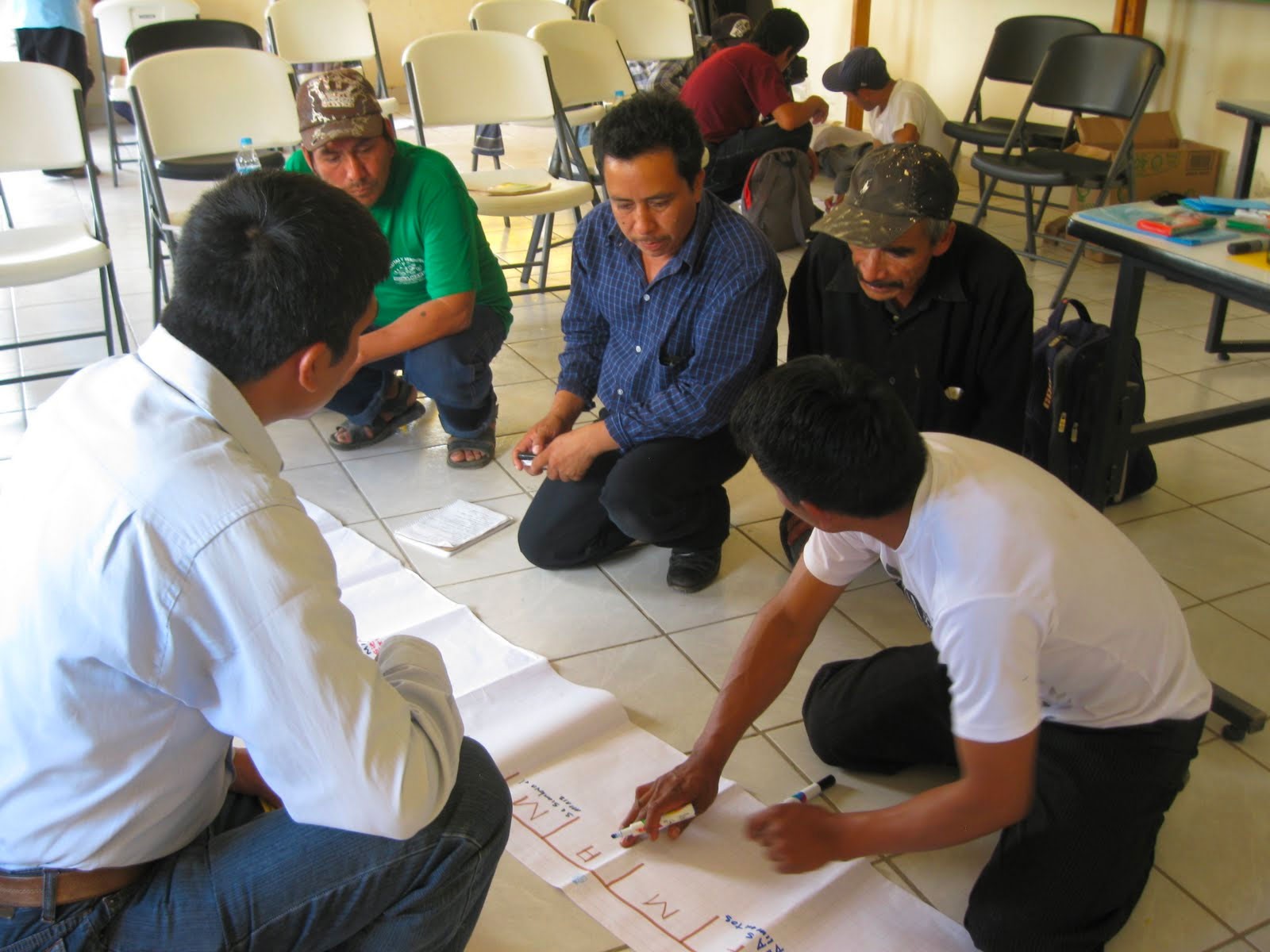 CESMACH members participating in food security workshops.